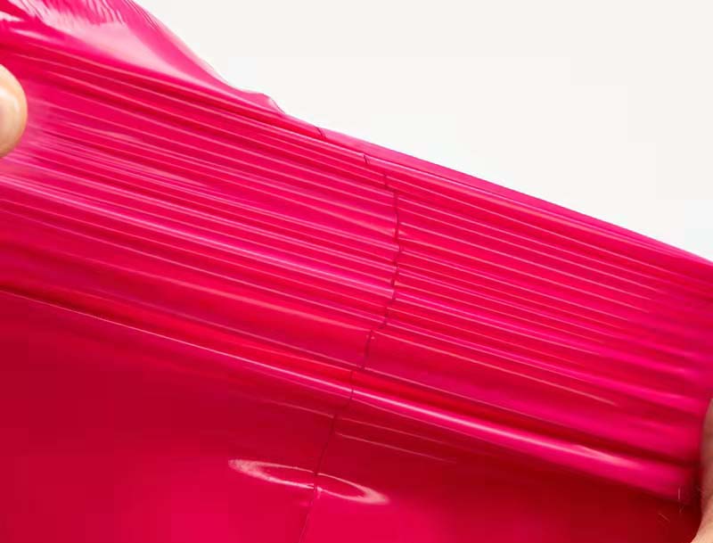 四会玫红色快递袋-05